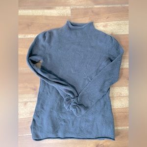 Grey mock neck sweater